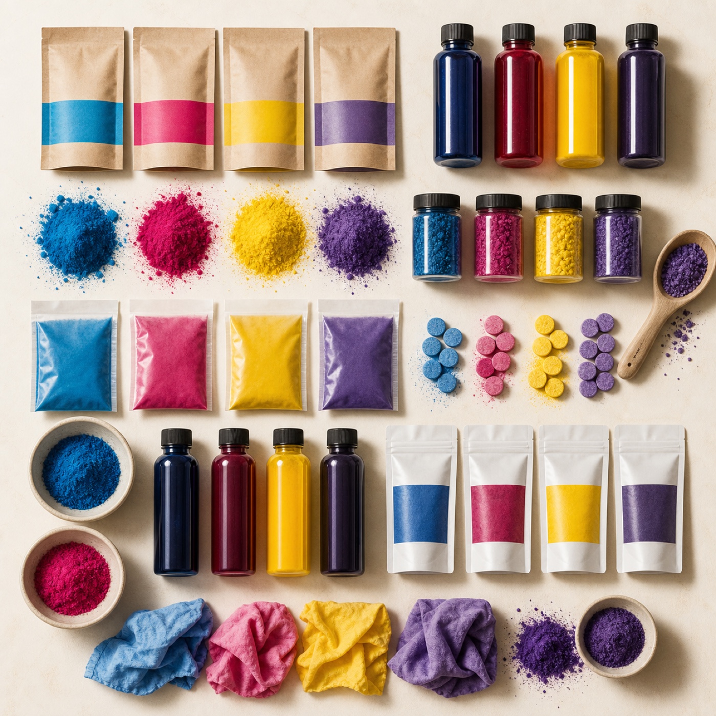 Dye powders & refills representative product presentation