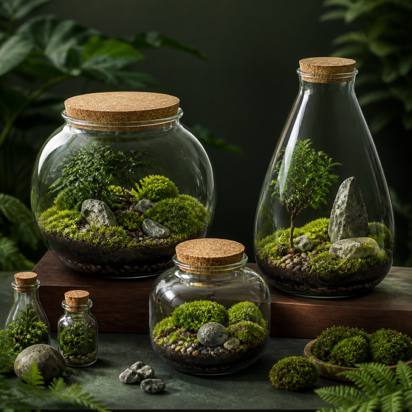 Micro-landscapes representative product presentation