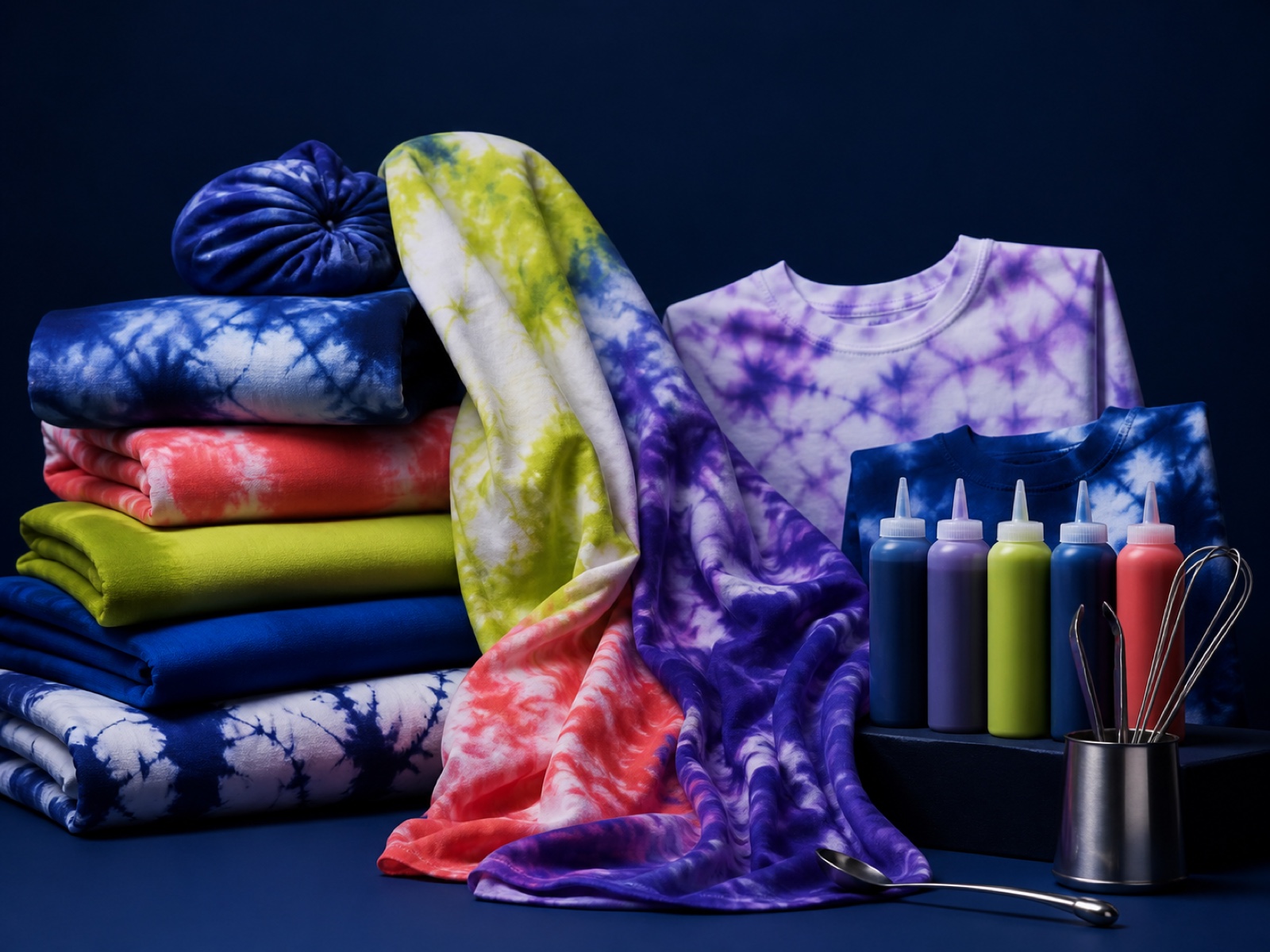 Textile dye kits representative product presentation